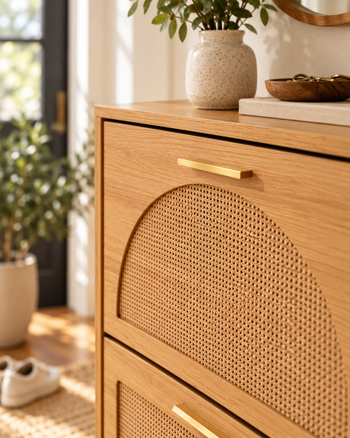 The Rowan Slim Shoe Cabinet